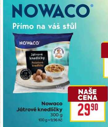 Nowaco Játrové knedlíčky 300 g