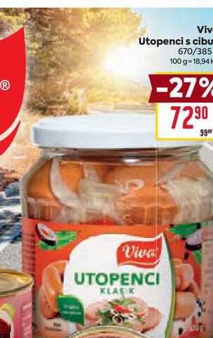 Viva Utopenci s cibulí 670/385g