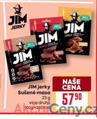 JIM Jerky Sušené maso 23g 