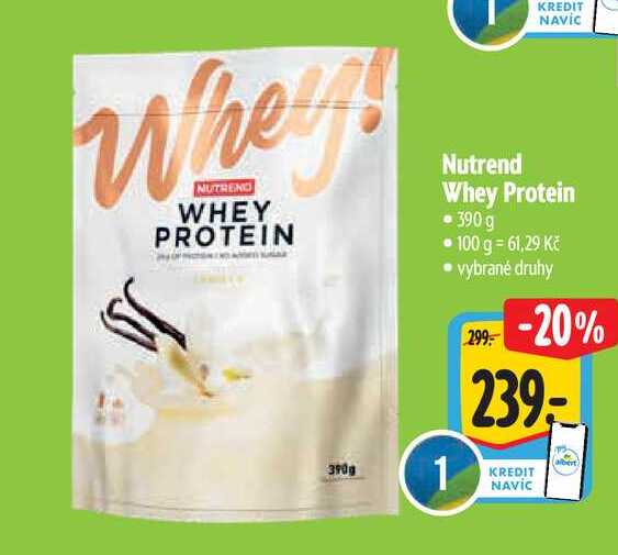 Nutrend Whey Protein 390g 