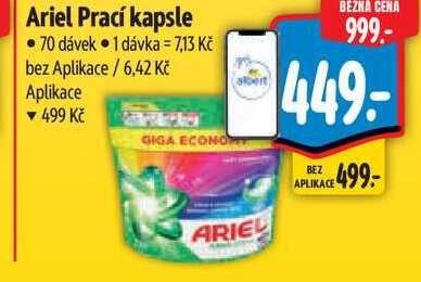 Ariel Prací kapsle 70 dávek 