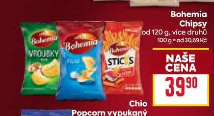 Bohemia Chipsy od 120 g 