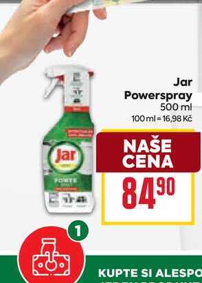 Jar Powerspray 500 ml 