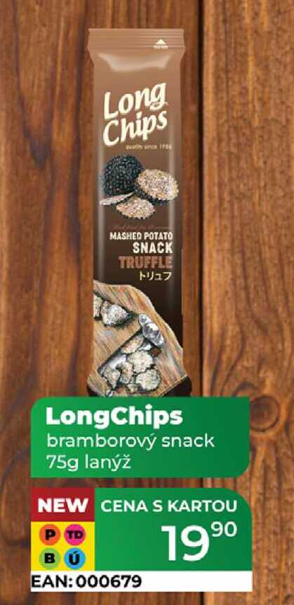 LongChips bramborový snack 75g lanýž 