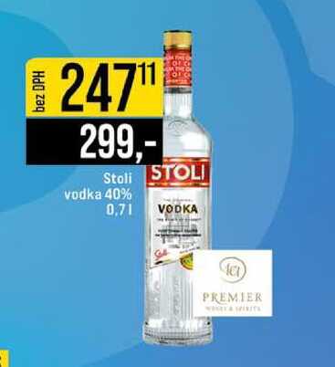 Stoli vodka 40% 0,7