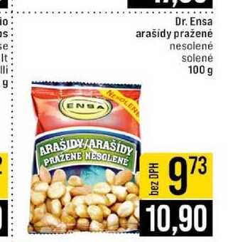 Dr. Ensa arašidy pražené nesolené solené 100 g