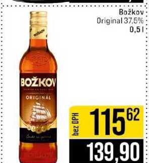 Božkov Original 37,5% 0,5l