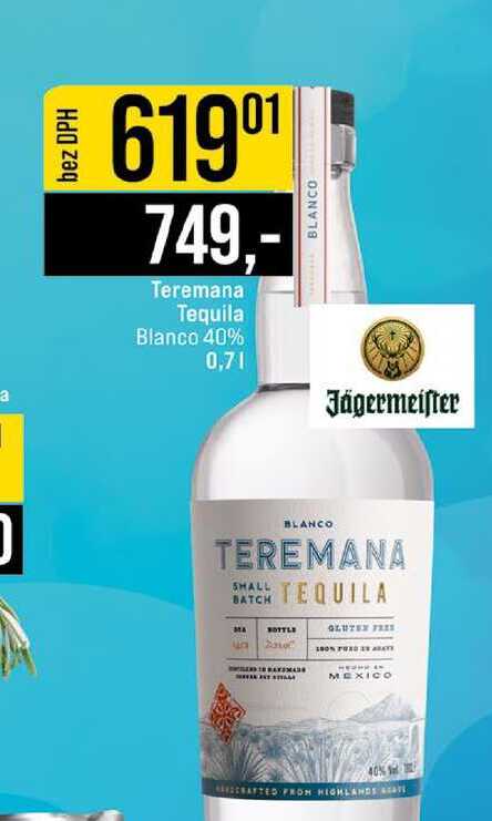 Teremana Tequila Blanco 40% 0,7l