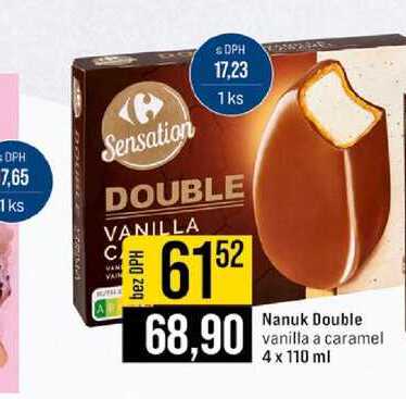 Nanuk Double vanilla a caramel 4 x 110 ml 