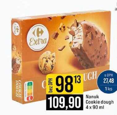  Nanuk Cookie dough 4 x 90 ml 