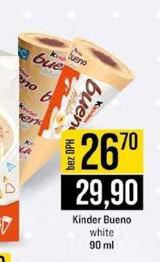 Kinder Bueno white 90 ml 