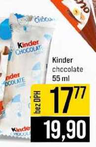 Kinder chocolate 55 ml 