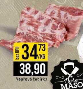 Vepřová Žebírka 1kg