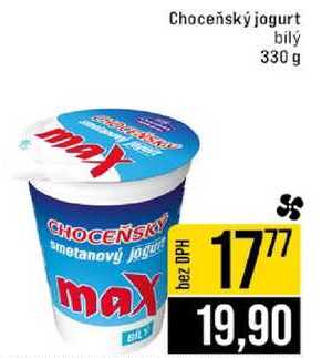 Choceňský jogurt bílý 330 g