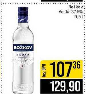 Božkov Vodka 37.5% 0,5l