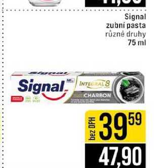 Signal zubni pasta různé druhy 75 ml
