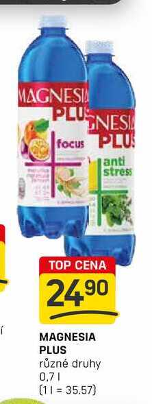 MAGNESIA PLUS různé druhy 0,7l