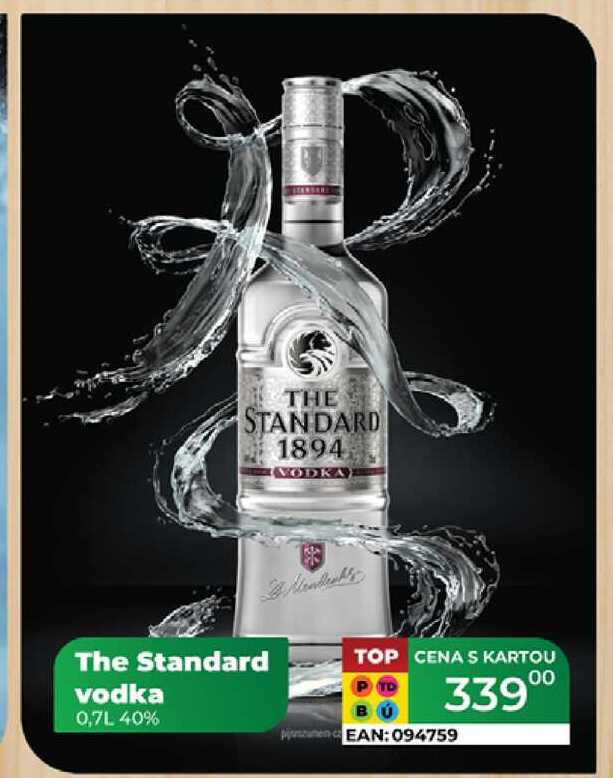 The Standard vodka 0,7L 40% 
