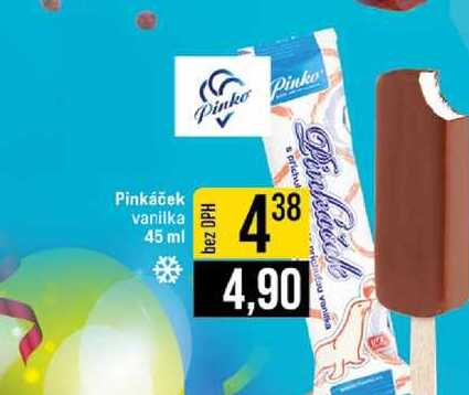 Pinkáček vanilka 45g