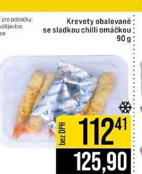 Krevety obalované se sladkou chilli omáčkou 90g