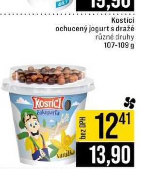 Kostíci ochucený jogurts dražé různé druhy 107-109 g 