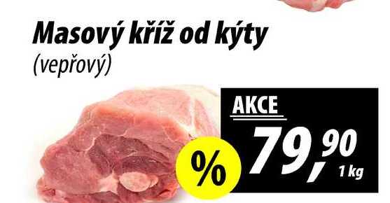 Masový kříž od kýty (vepřový), 1 kg 