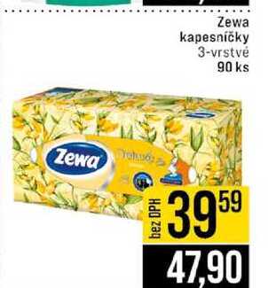 Zewa kapesníčky 3-vrstvé 90 ks 