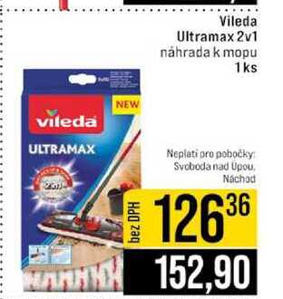 Vileda Ultramax 2v1 náhrada k mopu 1ks 