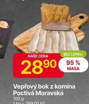 Vepřový bok z komína Poctivá Moravská 100 g