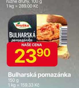 Hruška Bulharská pomazánka 150 g