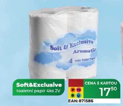 Soft&Exclusive toaletní papír 4ks 2V 