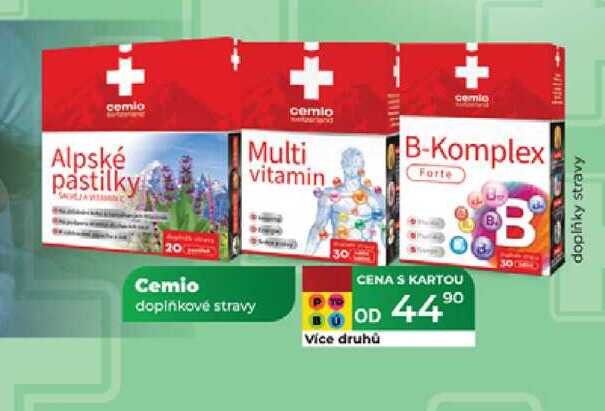 Cemio doplnkové stravy  
