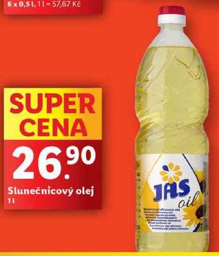Slunečnicový olej, 1 l