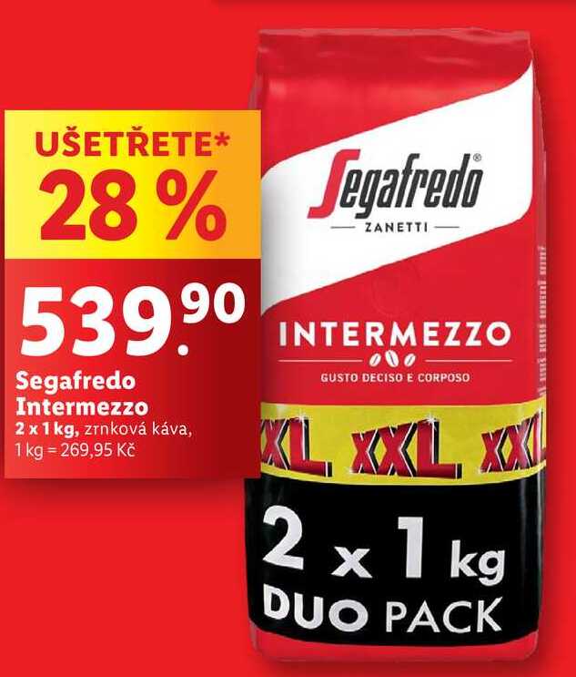 Segafredo Intermezzo, 2x 1 kg