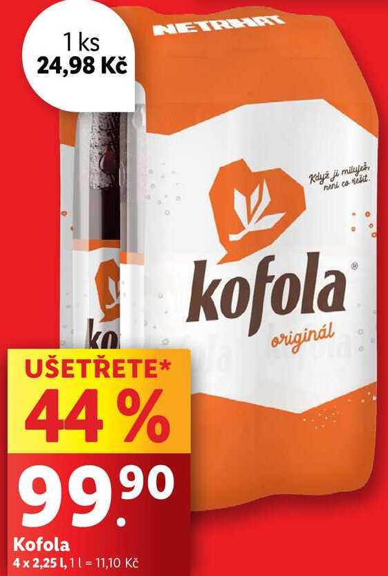 Kofola, 4x 2,25 l