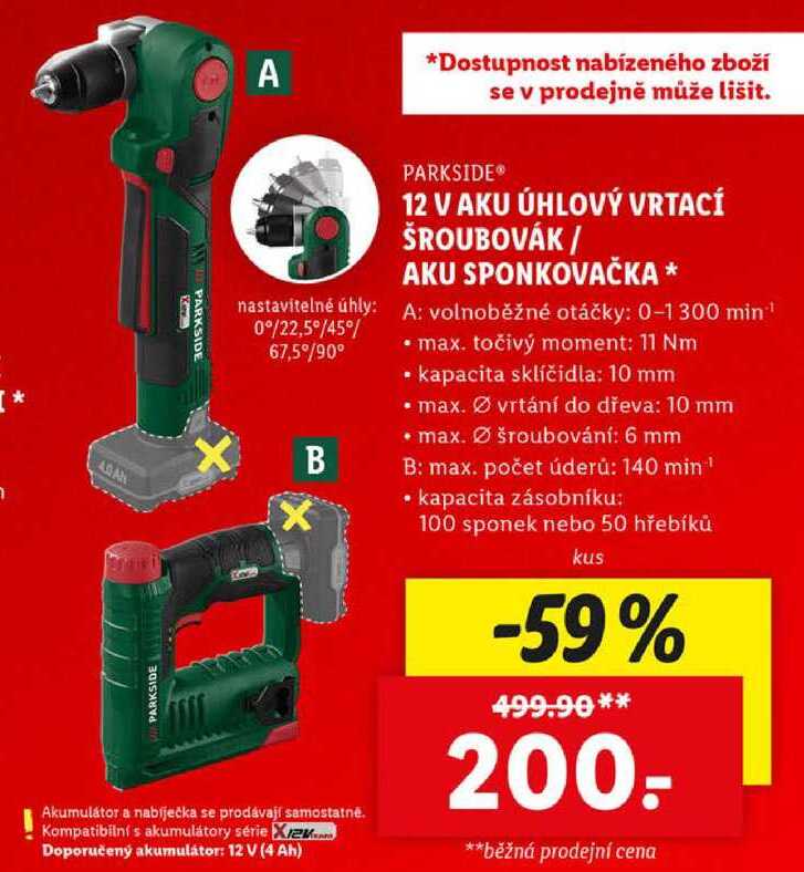 12 V AKU ÚHLOVÝ VRTACÍ ŠROUBOVÁK/AKU SPONKOVAČKA
