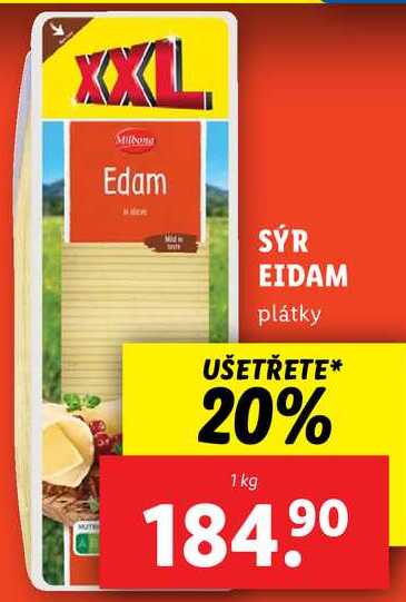 SÝR EIDAM, 1 kg