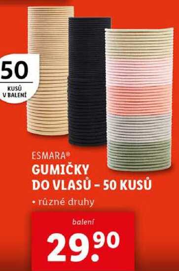 GUMIČKY DO VLASŮ - 50 KUSŮ 