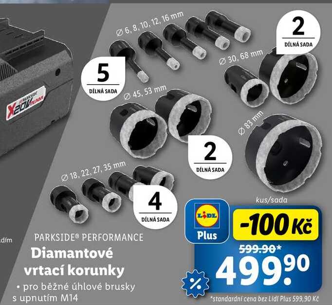 Diamantové vrtací korunky 