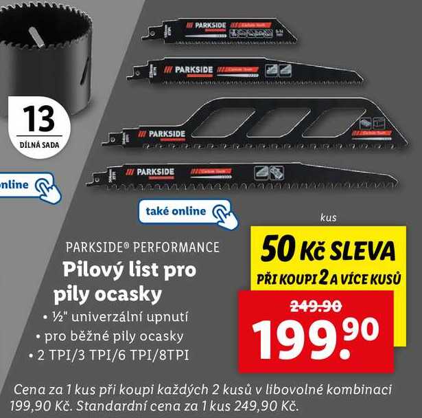Pilový list pro pily ocasky 