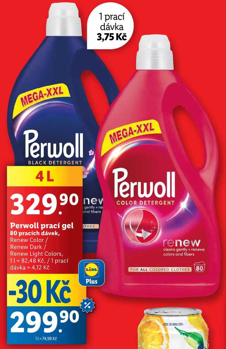 Perwoll prací gel, 80 pracích dávek