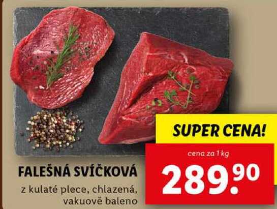 FALEŠNÁ SVÍČKOVÁ, cena za 1 kg 