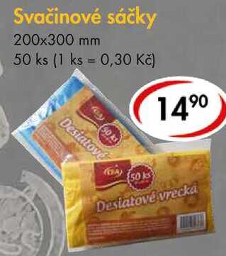 Svačinové sáčky, 50 ks