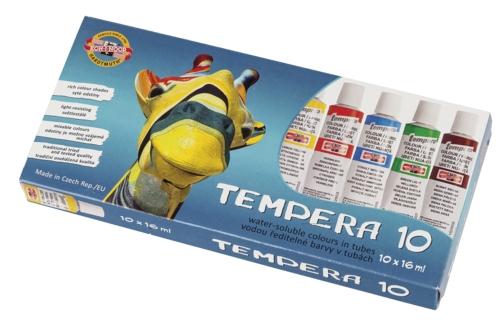 Temperové barvy, 10 KS