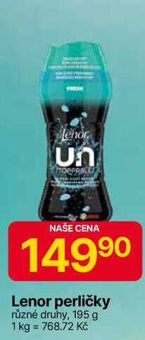 Lenor perličky různé druhy, 195 g