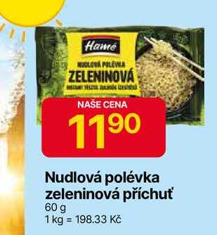 Hamé Nudlová polévka zeleninová příchuť 60 g