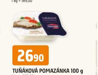 TUŇÁKOVÁ POMAZÁNKA 100 g 