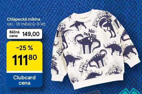 Chlapecká mikina Vel.: 18 měsíců-8 let 