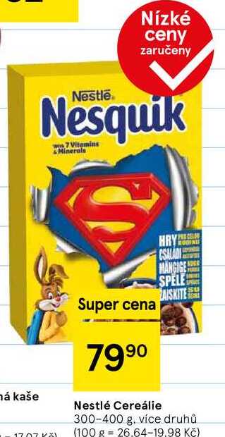 Nestlé Cereálie, 300-400 g