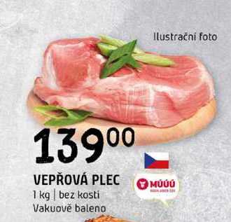 Vepřová plec bez kosti 1kg